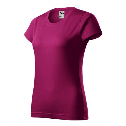 Moteriški marškinėliai Malfini Basic 134, 160g/m², avietinė, S
