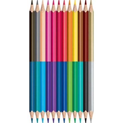 Spalvoti pieštukai Maped Color Peps DUO 12 vnt 24 spalvos