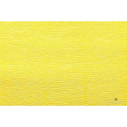 Krepinis popierius 50 cm x 2,5 m, 180 g/m², citrinos geltona (575)