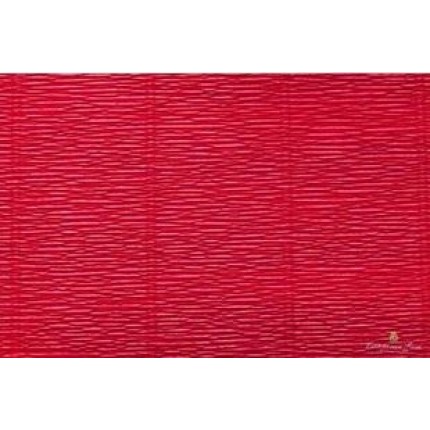 Krepinis popierius 50 cm x 2,5 m, 180 g/m², karmino raudona (586)