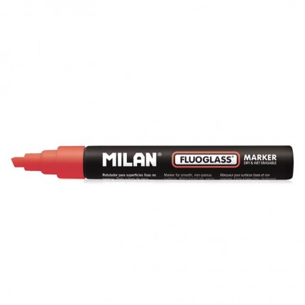 Žymeklis Milan kreidinis, 2-4mm, raudonas