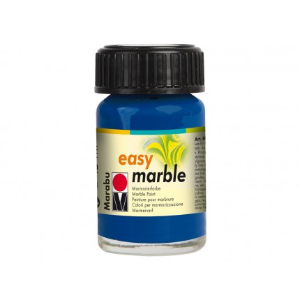 Marmuravimo dažai Marabu Easy Marble 15ml, 055 dark ultramarin