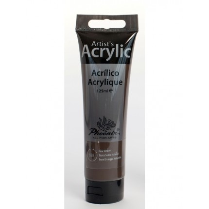 Akriliniai dažai Phoenix Studio Acrylic, 125ml, raw umber 688