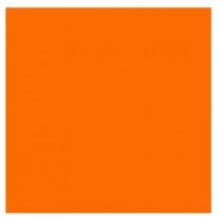 Skaidri spalvota lipni vitražinė plėvelė Oracal 30x30cm, 8300-34 oranžinė