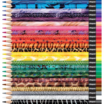 Spalvoti pieštukai Maped Color Peps Animals FSC, 24 spalvos