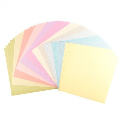 Popierius Florence Smooth - Pastel, 30.5x30.5, 216  g/m², 60 lapų