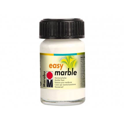 Marmuravimo dažai Marabu Easy Marble 15ml, 070 white