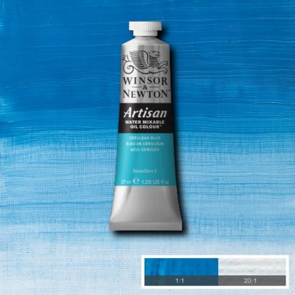 Aliejiniai dažai W&N Artisan 37ml 137 cerulean blue