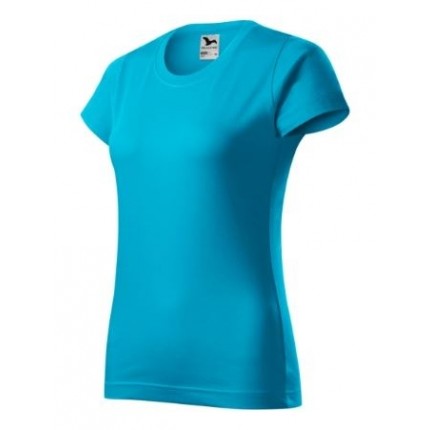 Moteriški marškinėliai Malfini Basic 134, 160g/m², žydra, XXL