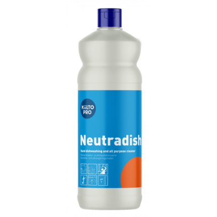 Indų plovimo priemonė  KiiltoClean Kiilto Pro Neutradish, 5 litrai
