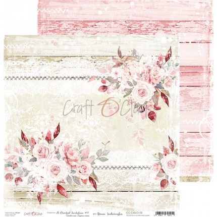 Skrebinimo popieriaus rinkinys Craft O'Clock - A Cordial Invitation, 30.5x30.5cm, 250 g/m², 6 lapai