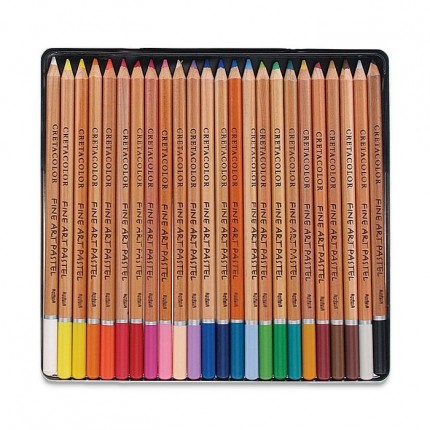 Pastelinių pieštukų rinkinys Cretacolor Fine Art Pastel, 24 spalvų