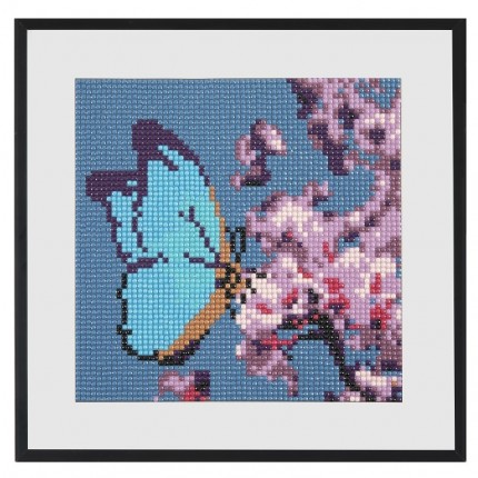 Deimantinės mozaikos rinkinys - Craft Sensations Diamond Painting - Butterfly, 20x20cm