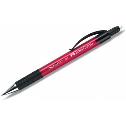 Automatinis pieštukas Faber-Castell Grip Matic, 0,5mm, rožinės spalvos korpusu