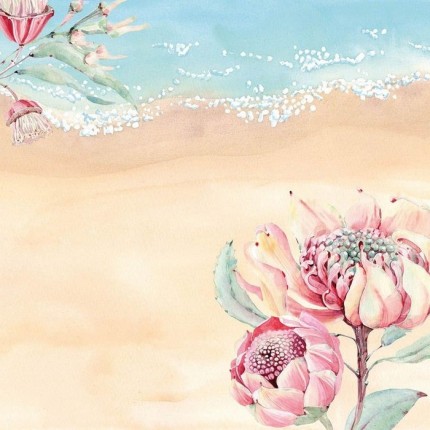Skrebinimo popieriaus rinkinys Studio Light - Take Me To The Ocean Warm, 15.2x15.2cm, 36 lapai, 170 g/m²