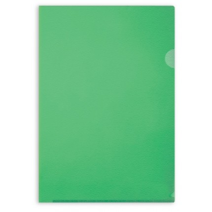 Aplankas dokumentams Forpus, A4, matinis žalias, 115 mkr, L formos