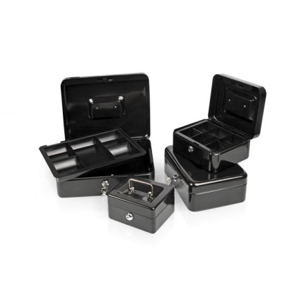 Pinigų dėžutė Forpus, juoda, 250 x 170 x 75 mm