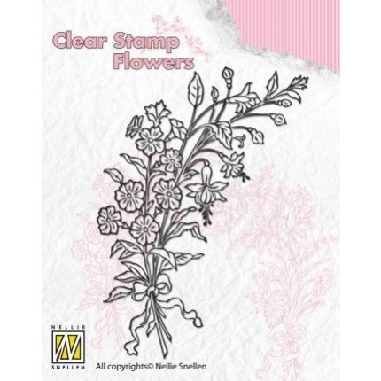 Silkono antspaudas Nellie Snellen - Laukinių gėlių puokštė 2 FLO007 