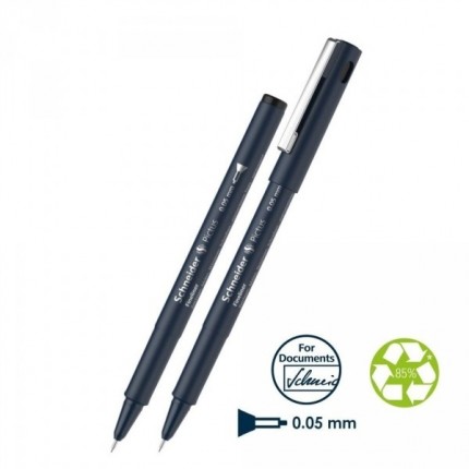 Grafinis rašiklis Schneider Pictus, 0.05mm, juodas