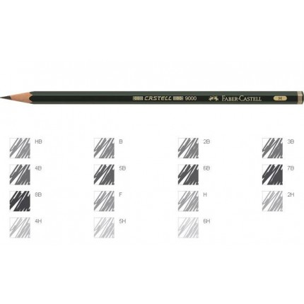 Grafitinis pieštukas Faber-Castell 9000 H