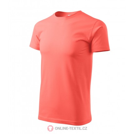 Vyriški marškinėliai Malfini Basic 129, 160g/m², koralinė, L