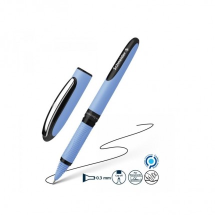  Rašiklis One Hybrid N, 0,3 mm, juodas