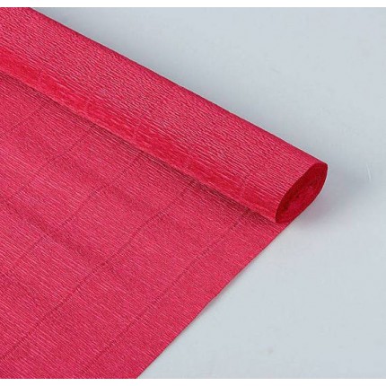 Krepinis popierius 50 cm x 2,5 m, 180 g/m² , raudona sp. (547)