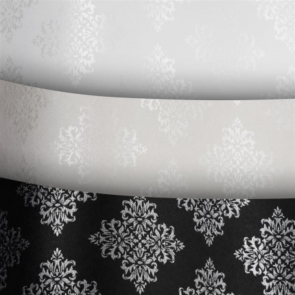 Popierius Glamour, A4, 230 g/m², juodas su žvilgiu ornamentu, 1 vnt.