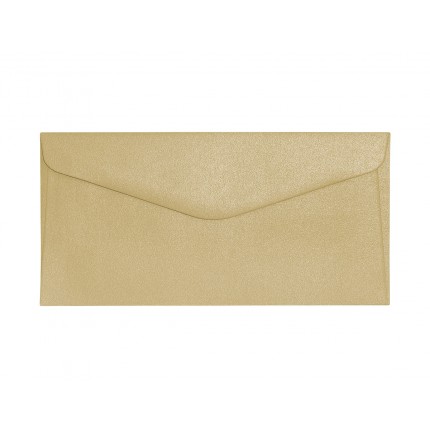 Vokas Pearl DL K, 110x220 mm, 120 g/m², aukso sp., žvilgus, 10 vnt.