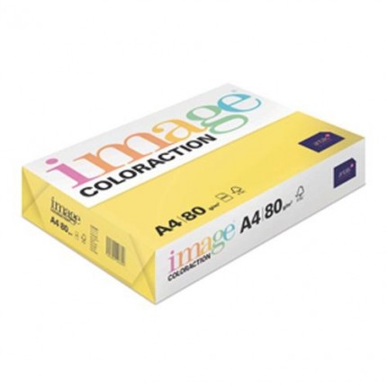 Spalvotas popierius Image Coloraction FSC Mix Credit, Canary/Canary Yellow, A4, 80 g/m² , 500 l., geltonos sp. 