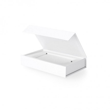 Kartoninė greito surinkimo dėžutė su magnetiniu užsegimu 120x70x20mm baltos spalvos