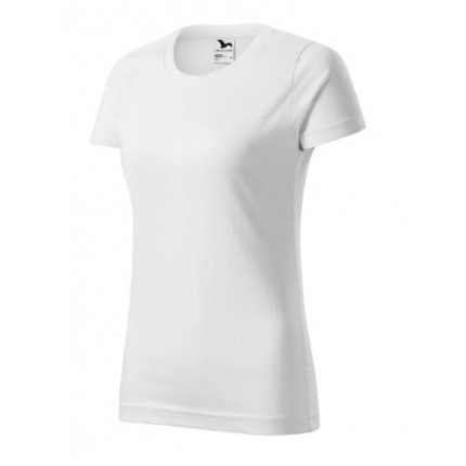 Moteriški marškinėliai Malfini Basic 134, 160g/m², balta, XS