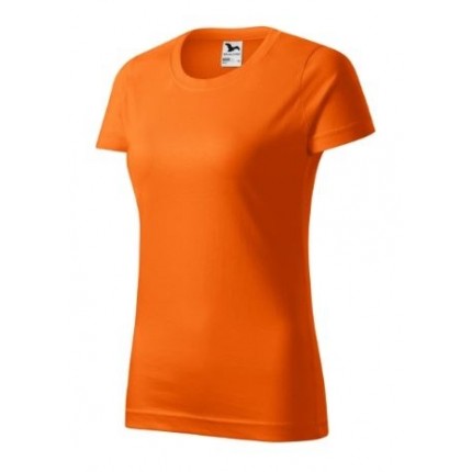 Moteriški marškinėliai Malfini Basic 134, 160g/m², oranžinė, XS