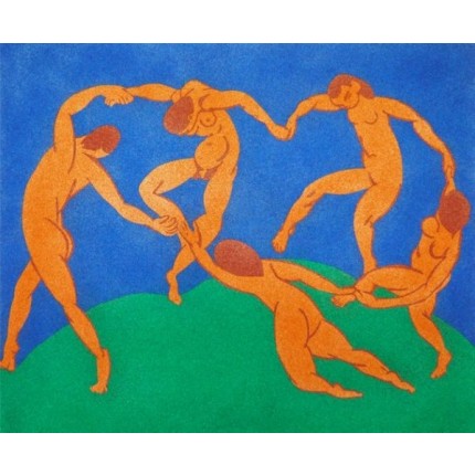 Eskizas smėlio tapybai 38x46cm, Šokis (II), Henri Matisse (TRQ-10)