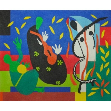 Eskizas smėlio tapybai 38x46cm, Karaliaus širdgėla, Henri Matisse (TQR-11)