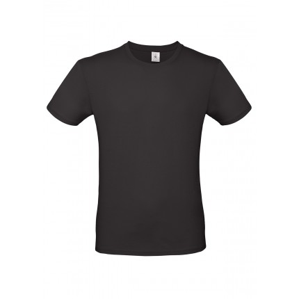Vyriški marškinėliai B&C 150, juodos spalvos