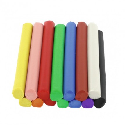Plastilinas Pelikan, 10 spalvų, 240g, raudona dėžutė