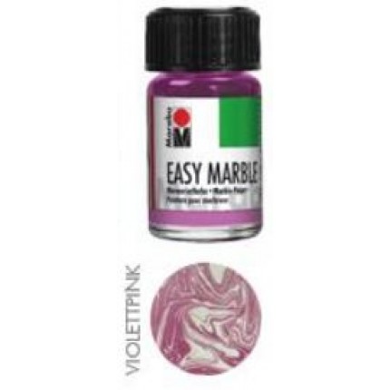 Marmuravimo dažai Marabu Easy Marble 15ml, 235 violet pink