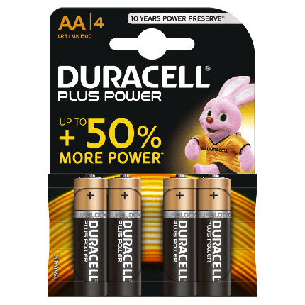 Elementas Duracell Plus Power LR6 MN1500, AA, 1 vnt.