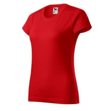 Moteriški marškinėliai Malfini Basic 134, 160g/m², raudona, XS