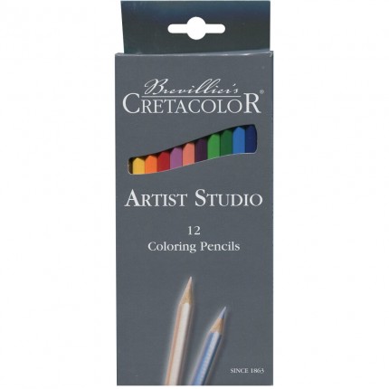Spalvotų pieštukų rinkinys Cretacolor Artist studio, 12vnt.