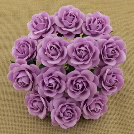 Popierinės gėlytės Promlee Flowers - Lilac Trellis Roses SAA-108-35, 35mm, 10vnt.