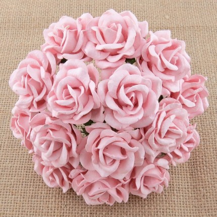 Popierinės gėlytės Promlee Flowers - Pale Pink Chelsea Roses SAA-449, 35mm, 10vnt.