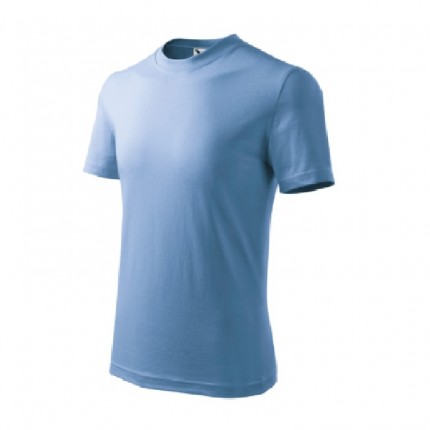 Vaikiški marškinėliai Malfini Basic 138, 160g/m², dangaus mėlyna sp., 110cm/4metai
