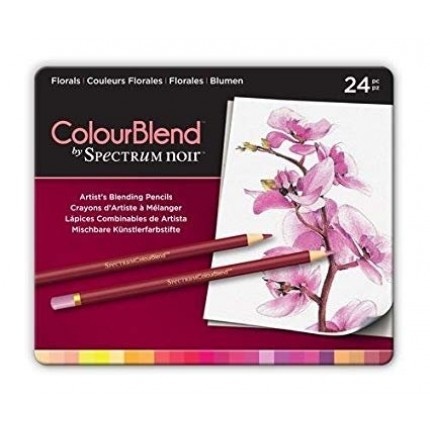 Spalvoti pieštukai Spectrum Noir Colourblend - Florals, 24vnt