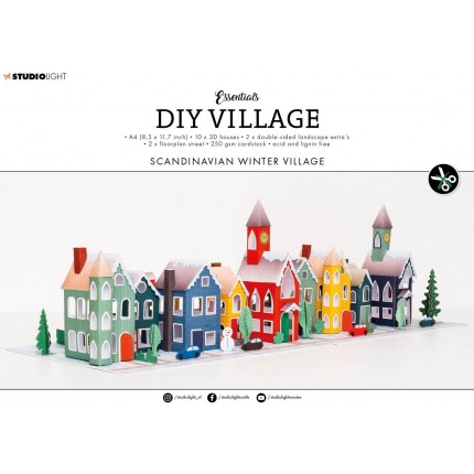 Rinkinys Studio Light DIY Village Scandinavian Winter - Pasidaryk pats!