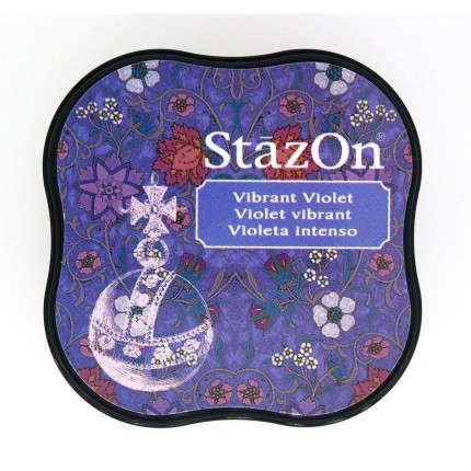 Rašalo pagalvėlė StazOn MIDI 12 Vibrant violet 