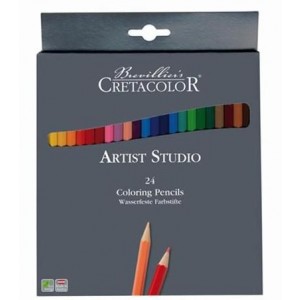 Spalvotų pieštukų rinkinys Cretacolor Artist studio, 24vnt.