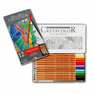 Pastelinių pieštukų rinkinys Cretacolor Fine Art Pastel, 12 spalvų