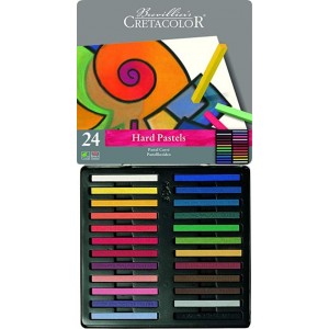 Pastelių rinkinys Cretacolor Hard Pastels, 24 spalvų